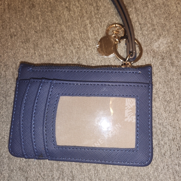 Anne Klein Navy Card Holder with Wristlet - Picture 2 of 2